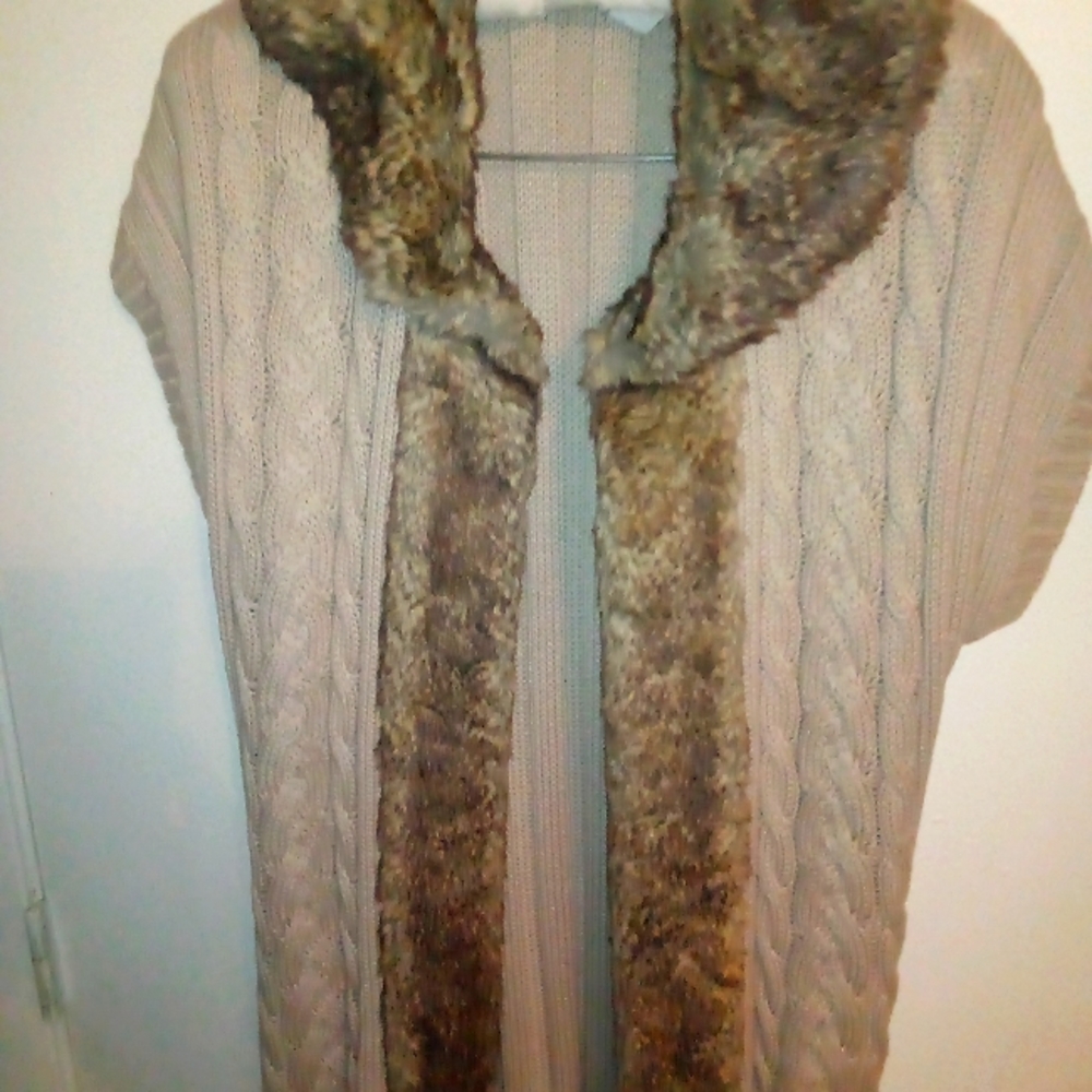 Style & Co. sweater over blouse